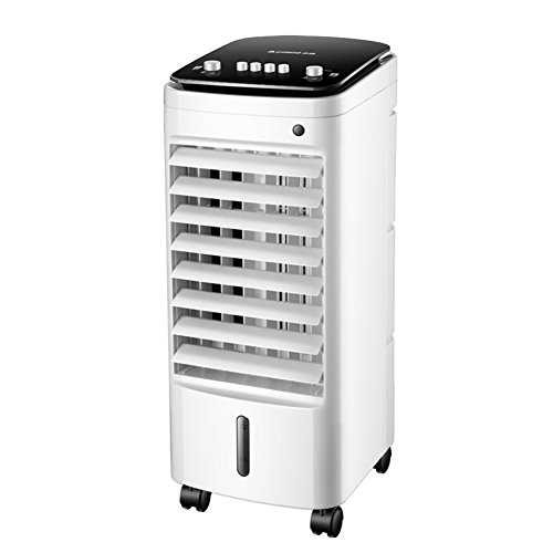 Cooler Floor Air conditioner Evaporative Air conditioner fan Tower fan Humidifier function Mobile air 3-level For home dormitory-White 26x30x60cm(10x12x24) - B07F38SNMG